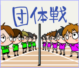 Stickers of badminton sticker #7545623