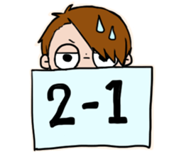 Stickers of badminton sticker #7545627