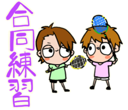 Stickers of badminton sticker #7545638
