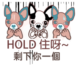 Dr.Feng and his daughter ChiHuaHua Bibi sticker #7545747