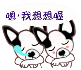 Dr.Feng and his daughter ChiHuaHua Bibi sticker #7545749