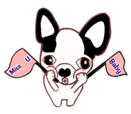 Dr.Feng and his daughter ChiHuaHua Bibi sticker #7545773