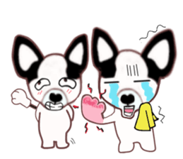 Dr.Feng and his daughter ChiHuaHua Bibi sticker #7545775