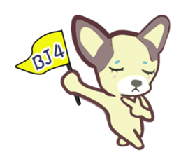 Dr.Feng and his daughter ChiHuaHua Bibi sticker #7545776