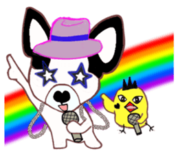 Dr.Feng and his daughter ChiHuaHua Bibi sticker #7545779