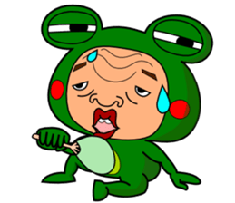 The Green Frog Man Vol.3 sticker #7546260