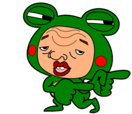 The Green Frog Man Vol.3 sticker #7546264