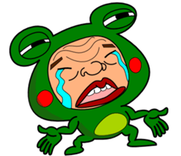 The Green Frog Man Vol.3 sticker #7546266