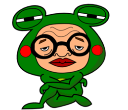 The Green Frog Man Vol.3 sticker #7546269