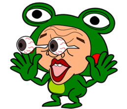 The Green Frog Man Vol.3 sticker #7546270