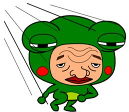 The Green Frog Man Vol.3 sticker #7546273