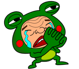 The Green Frog Man Vol.3 sticker #7546275