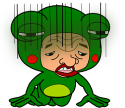 The Green Frog Man Vol.3 sticker #7546276