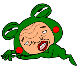 The Green Frog Man Vol.3 sticker #7546281