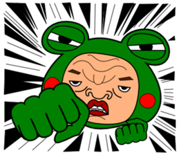 The Green Frog Man Vol.3 sticker #7546284