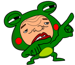 The Green Frog Man Vol.3 sticker #7546286