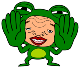 The Green Frog Man Vol.3 sticker #7546292