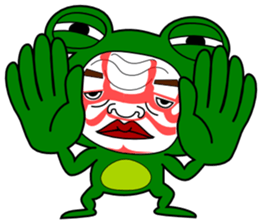 The Green Frog Man Vol.3 sticker #7546293