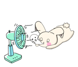 Rabbit enjoy life sticker #7546908