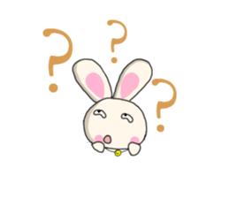 Rabbit enjoy life sticker #7546926