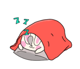 Rabbit enjoy life sticker #7546928