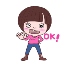 Tam girl ( English ) sticker #7546943