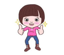 Tam girl ( English ) sticker #7546948