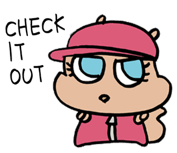 Squirrel Rapper sticker #7546981