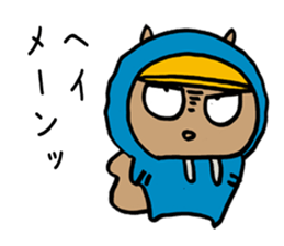 Squirrel Rapper sticker #7547008