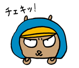 Squirrel Rapper sticker #7547019