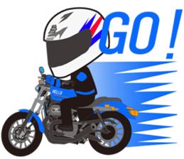MOTO! BIKE! RACE! I LIKE motorcycle!3 sticker #7547063