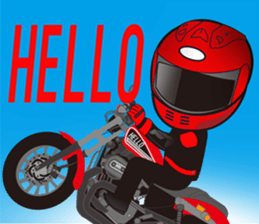 MOTO! BIKE! RACE! I LIKE motorcycle!3 sticker #7547064