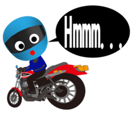 MOTO! BIKE! RACE! I LIKE motorcycle!3 sticker #7547067