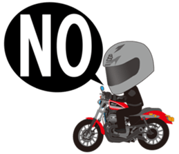 MOTO! BIKE! RACE! I LIKE motorcycle!3 sticker #7547068