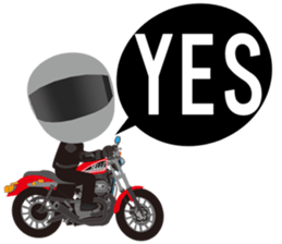 MOTO! BIKE! RACE! I LIKE motorcycle!3 sticker #7547069