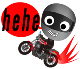 MOTO! BIKE! RACE! I LIKE motorcycle!3 sticker #7547070