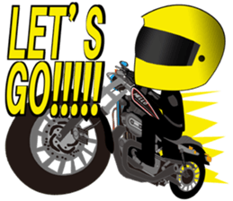 MOTO! BIKE! RACE! I LIKE motorcycle!3 sticker #7547073