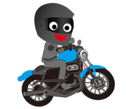 MOTO! BIKE! RACE! I LIKE motorcycle!3 sticker #7547074