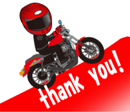 MOTO! BIKE! RACE! I LIKE motorcycle!3 sticker #7547082
