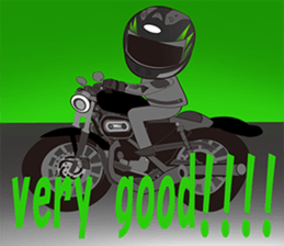 MOTO! BIKE! RACE! I LIKE motorcycle!3 sticker #7547083