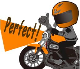 MOTO! BIKE! RACE! I LIKE motorcycle!3 sticker #7547087