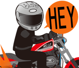 MOTO! BIKE! RACE! I LIKE motorcycle!3 sticker #7547089