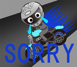 MOTO! BIKE! RACE! I LIKE motorcycle!3 sticker #7547090