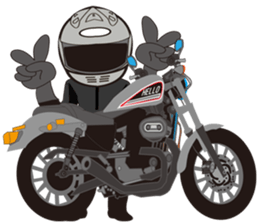 MOTO! BIKE! RACE! I LIKE motorcycle!3 sticker #7547092