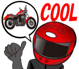 MOTO! BIKE! RACE! I LIKE motorcycle!3 sticker #7547093