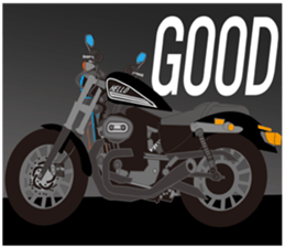 MOTO! BIKE! RACE! I LIKE motorcycle!3 sticker #7547094