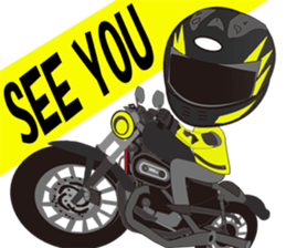 MOTO! BIKE! RACE! I LIKE motorcycle!3 sticker #7547099