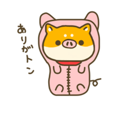 dog Shiba inu sticker #7547225