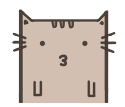 Lotte cat, The long long cat sticker #7547422