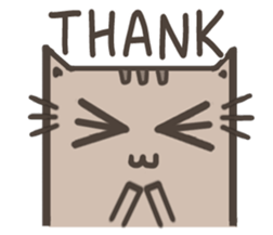 Lotte cat, The long long cat sticker #7547425